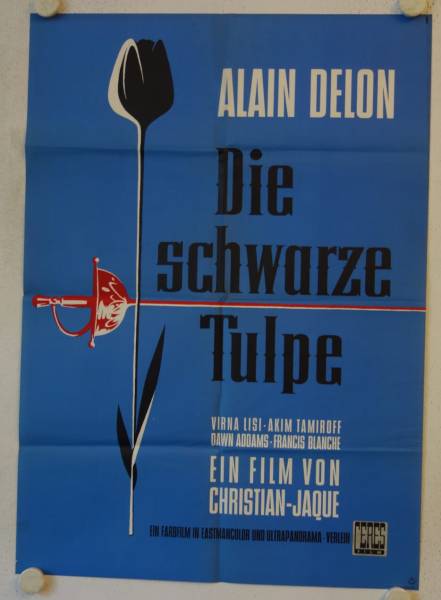 Die schwarze Tulpe originales deutsches Filmplakat